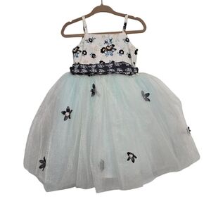 New Magpie & Mabel Ivory Light Blue Formal Dress 2